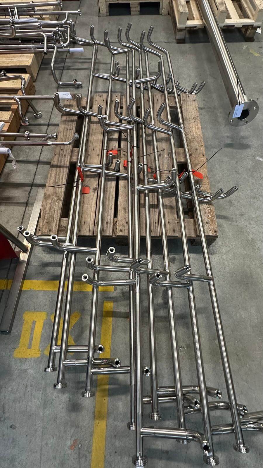 manifold tubi inox produzione parmatec